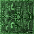 thumbnail image 1 of Ahgly Company Indoor Square Animal Emerald Green Traditional Area Rugs, 8' Square, 1 of 4