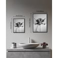 thumbnail image 3 of Funny Highland Cow 11x14inx4pcs Framed Wall Art Framed Black and White Rustic Cute Bathroom Canvas Prints for Bathroom Restroom Decor, 3 of 6