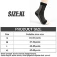thumbnail image 5 of Plantar Fasciitis Compression Socks 4 Pairs Foot Compression Sleeves XL, 5 of 5