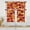 Fall Halloween 21, variant on Fall Pumpkins Maple Leaves Kitchen Curtains Autumn Orange Buffalo Grid Window Curtains Valance and Tier Set 36 Inch Rod Pocket Short Tier Curtain for Room, Cafe Kitchen Decor