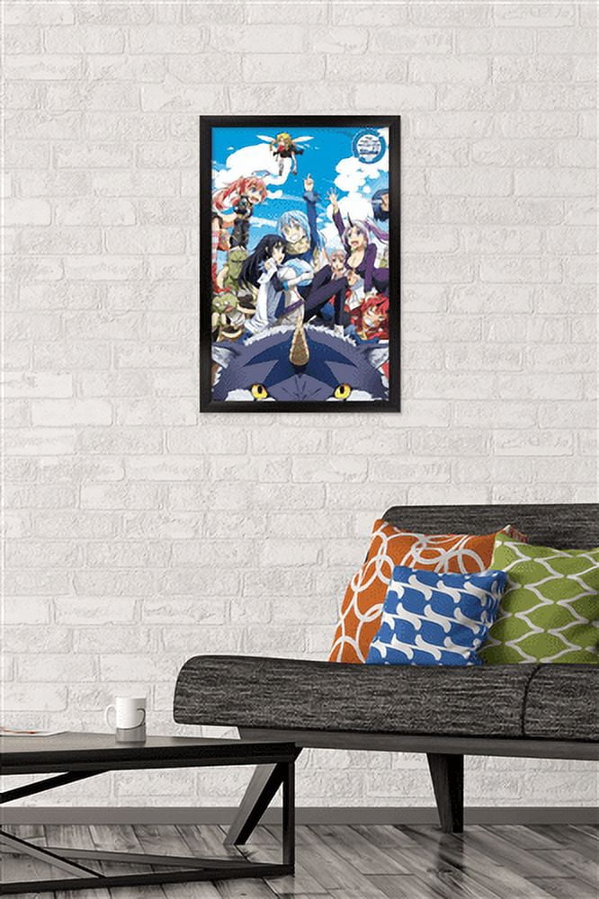 That Time I Got Reincarnated As A Slime - Group Wall Poster, 14.725" x 22.375", Framed