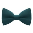 thumbnail image 1 of Classic Pre-Tied Soft Crape Bow Tie for Wedding Formal Events Solid Tuxedo, by Bow Tie House (Medium, Dark Green), 1 of 5