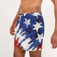 thumbnail image 5 of ZQUUVOU Men's Beach Swim Trunks Casual Loose Fit Drawstring Shorts with Pockets Quick Dry Elastic Waist Summer Bathing Suit Blue, 5 of 6