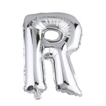 Efavormart Silver 40" tall Alphabet Letters / Number Foil Balloons Birthday Party Decorations Graduation New Year Party Supply - R