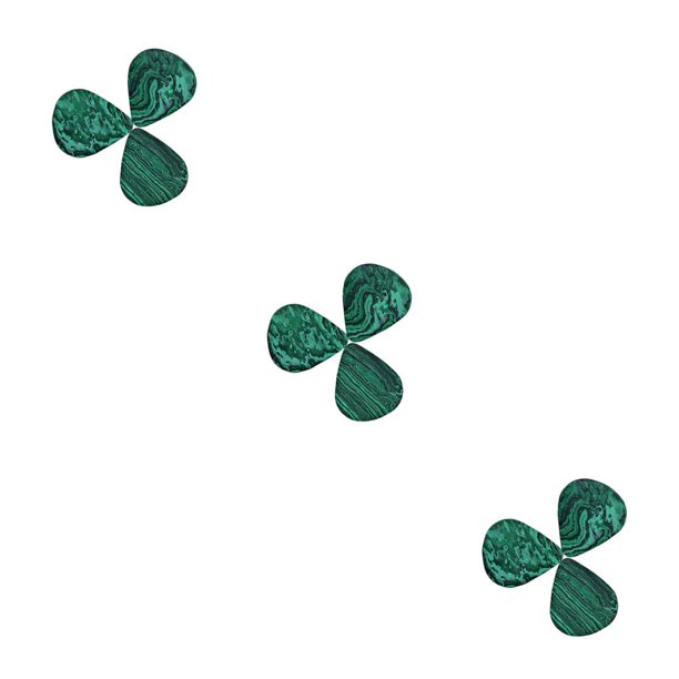 Advancent 3 Pieces Fingers Picks Wear-Resistant Malachite Parts Musical Thickness Pick Acoustic Ukulele Mandolin Accessory Smooth Bass Type1 NO1 Advancent CBP470855