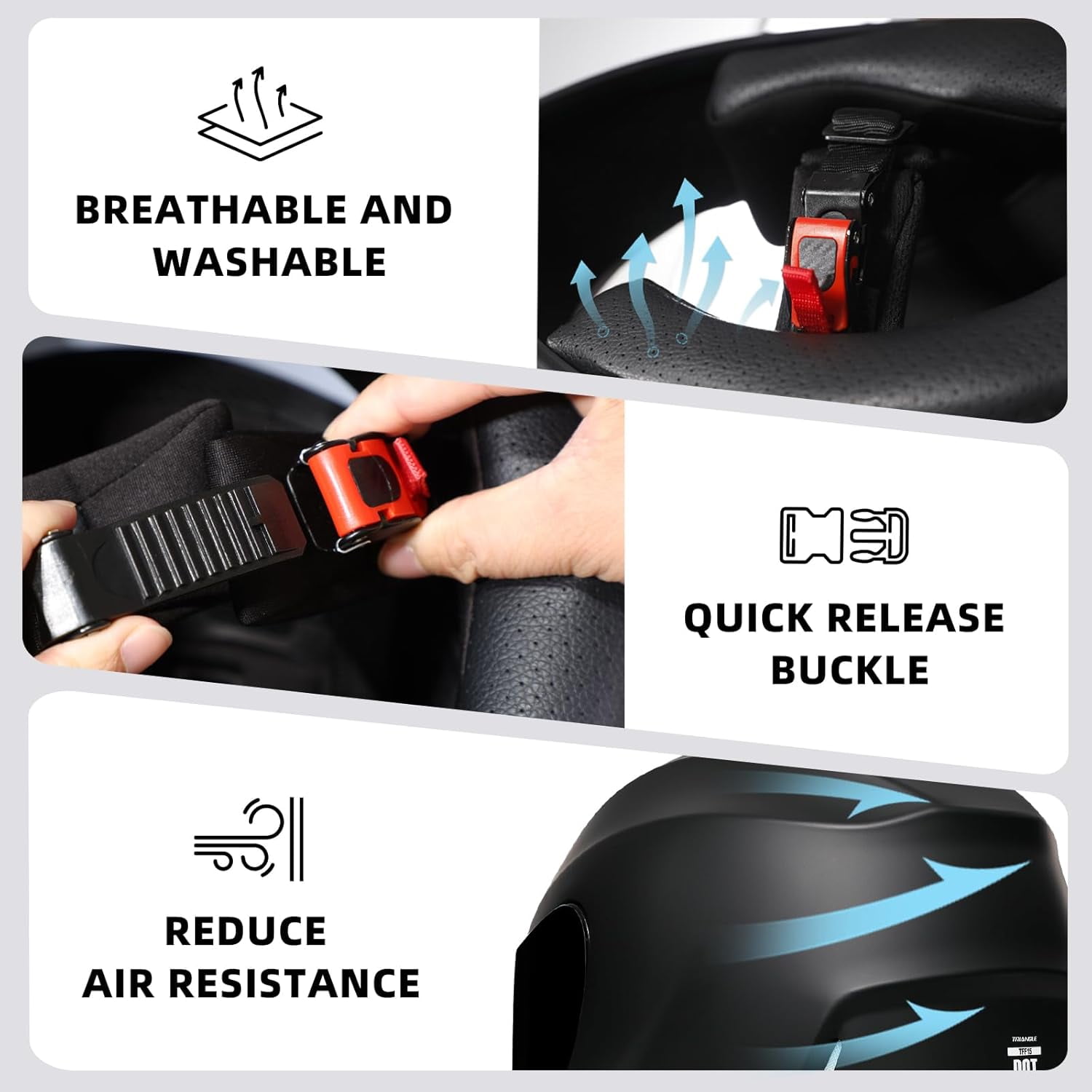 Motorcycle Helmets Full Face Motorcycle Helmet for Men & Women with Tinted and Clear Visor Meet Dot Approved