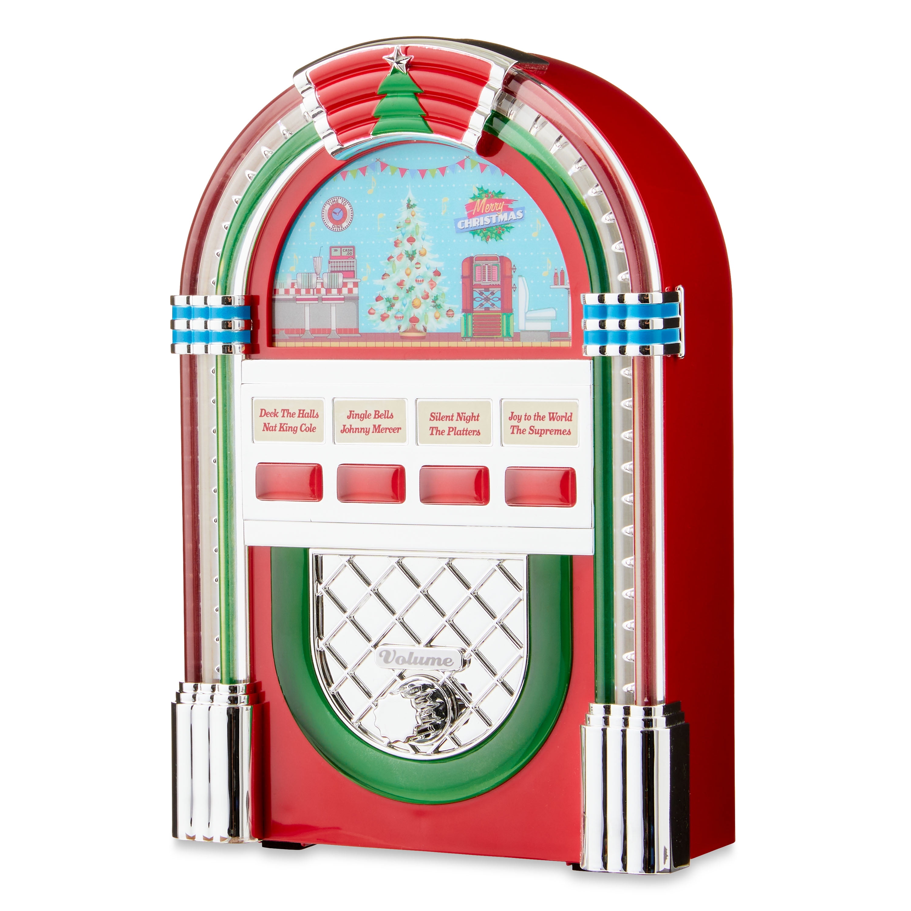 ミスタークリスマス 「ROCK-O-RAMA」ラジオ付ジュークボックス 12曲 Amazon.co.jp: Mr. Christmas Rock-O-Rama ジュークボックス