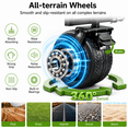 thumbnail image 3 of ANSFIL Collapsible Wagon with Wheels, Wagons Carts Foldable Wagon Cart with Flexible Handle, Folding Utility Heavy Duty Wagons Carts for Grocery Shopping Garden, 3 of 9