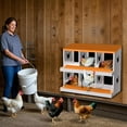 thumbnail image 4 of 6-Hole Chicken Coop Nesting Box with Ventilation, Galvanized Steel for Hens & Ducks, 4 of 7