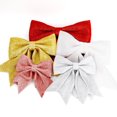 thumbnail image 5 of HLONK Lot de 1 Grands Nœuds de Noël Nœuds Rouges Fête Nœuds de Noël Rouges Décorations pour Couronne Nœuds en Velours Déco pour Cime d'Arbre de Noël Porte d'Entrée Extérieur (15.7 * 18.11 Pouces), 5 of 5