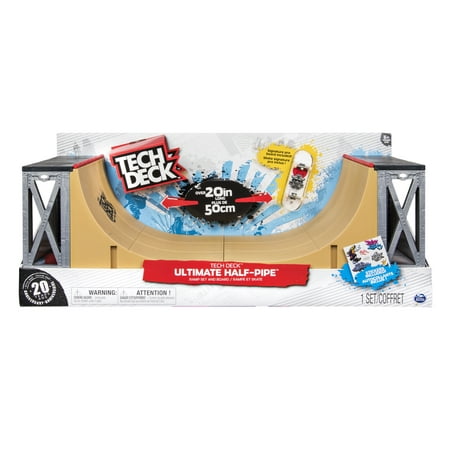 Tech Deck - Ultimate Half-Pipe Ramp and Exclusive Primitive Pro Model Finger Board, Cars and truck, Ages 6 and Up