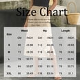 thumbnail image 3 of Women's Cotton Linen Midi Skirt Elastic Waist Side Button Split Pockets Solid Color Casual A-Line Mid-Calf Skirt 04-Khaki S, 3 of 5