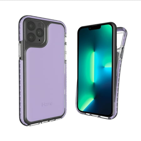 iHome Silicone Velo Case for iPhone 13 Pro Max, Lavender