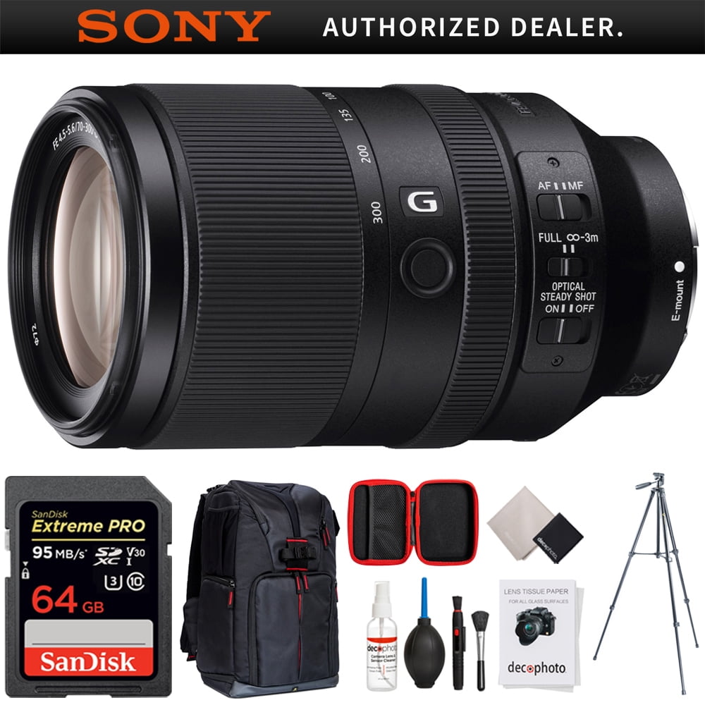 Sony Fe 70 300mm F4 5 5 6 G Oss Full Frame E Mount Lens Selg 64gb Accessories Bundle Includes 64gb Sdxc Memory Card Photo Camera Sling Backpack 60 Video Tripod All In One Cleaning Kit Walmart Com Sony Fe 70 300mm F4 5 5 6 G Oss Full Frame E Mount Lens Selg 64gb Accessories Bundle Includes 64gb Sdxc Memory Card Photo Camera Sling Backpack 60 Video Tripod All In One Cleaning Kit Walmart Com