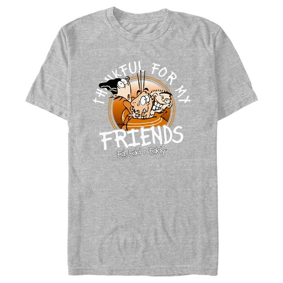 Men's Ed, Edd n Eddy Thankful for My Friends  Graphic T-Shirt