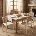 thumbnail image 2 of Avaloomia Home Outdoor Stacking Dining Chairs Set of 4, Plastic Patio Dining Chairs, All Weather No Assembly Outdoor Patio Chairs Armless & Anti-Slip for Garden Porch Deck Backyard, Off White, 2 of 8