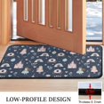 thumbnail image 3 of Navy Princess Castle Pattern Door Rugs,Washable Non Slip Door Mats Indoor,Decorative Door Mats,Entry Mat Indoor for Entrance,Bedroom,Kitchen,Bathroom,30"x17", 3 of 6