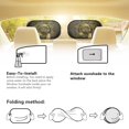 thumbnail image 4 of KUIFORTI Cute Pug Car Window Shade for Side Window Foldable Car Sun Shade UV Rays Protector Shield for Cars SUV Trucks Sedans, 2 Pieces, 4 of 6