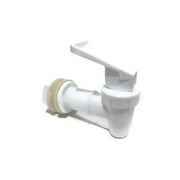 AquaNation BPA Free Replacement Water Cooler Faucet Bottle Jug Ceramic Water Crock Reusable Tap Spout Beverage Lever Pour Dispenser Valve Gravity Water Spigot - Made in USA (1, White)