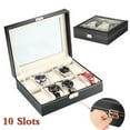 thumbnail image 4 of Ktaxon PU Leather 10 Slots Wrist Watch Display Box Storage Holder Organizer Case, 4 of 6