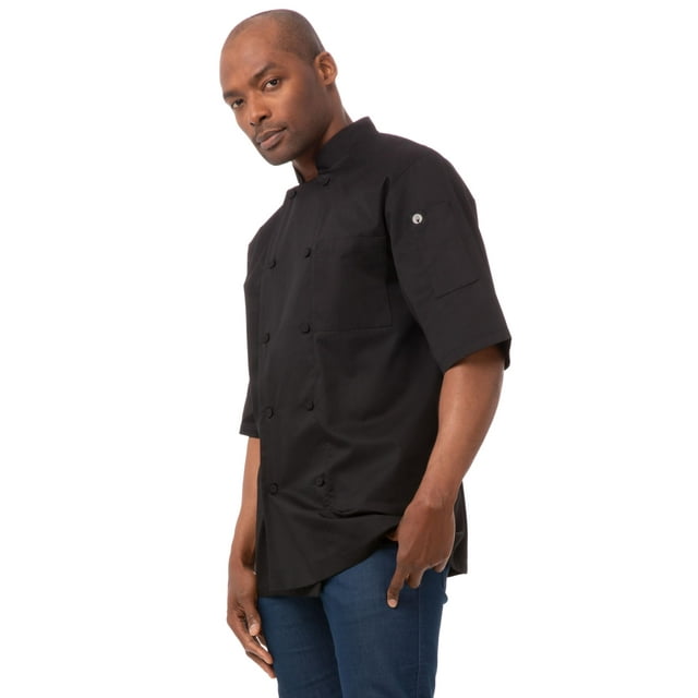 Chaqueta Chef Works Montreal Cool Vent negra 6XL