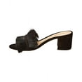 thumbnail image 4 of Schutz Adcelle Open Toe Block Heeled Slip On Mule Black Block Heel Mule (5.5, Black), 4 of 4