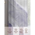 thumbnail image 3 of Purple Coastal Wave Sheer Curtains 108 Inch Length 2 Panels Set, Semi Transparent Voile Rod Pocket Curtains for Living Dining Room Bedroom Drapes Summer Modern Ocean Beach, 3 of 6