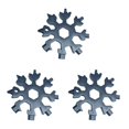 thumbnail image 3 of maskred 18-in-1 Snowflake Multi-tool tool Card Combination Compact Portable Outdoor spanner wrench Multifunction Camping Tool black 3Set, 3 of 6