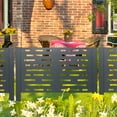 thumbnail image 3 of CarButler 3x2ft Outdoor Air Conditioner Fence Privacy Screen Panels,3ft Height, Metal Privacy Fence Cover, 3 of 7