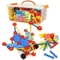 thumbnail image 1 of Bloques de construcción para niños pequeños, juguetes de construcción STEM Construcción de aprendizaje educativo, 1 of 8