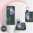 thumbnail image 2 of for Oppo Find N2 Flip Case with Ring, Slim Thin Matte Hard PC Shockproof Protective Phone Cover Case for Oppo Find N2 Flip QZH Green, 2 of 12