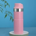 thumbnail image 4 of Stainless Steel Travel Mug with Trigger Action Lid for Coffee, Vacuum Insulated Tumbler, 4 of 5
