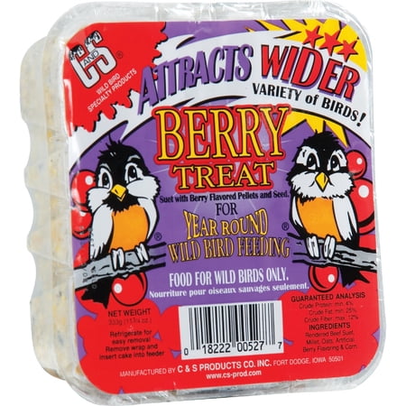 C&S Berry Suet Treat 11.75 Ounces, 12 Pack