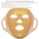 thumbnail image 5 of 2 Pack Gold Moisturizing Mask - Normal Thicker Silicone Face Mask Sheet - Reusable Face Mask Cover for Women Skin Care - Hydrotherapy Patch for Beauty and Evaporation Prevention, 5 of 5