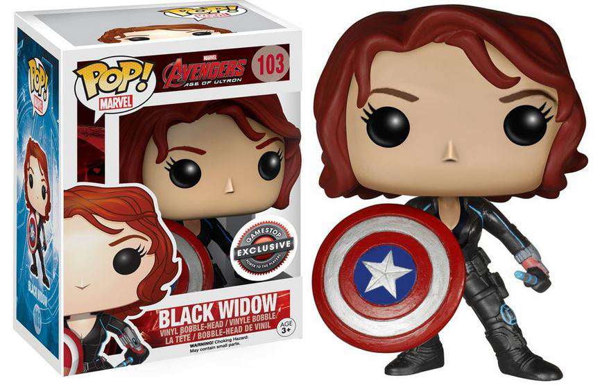 avengers assemble black widow funko pop