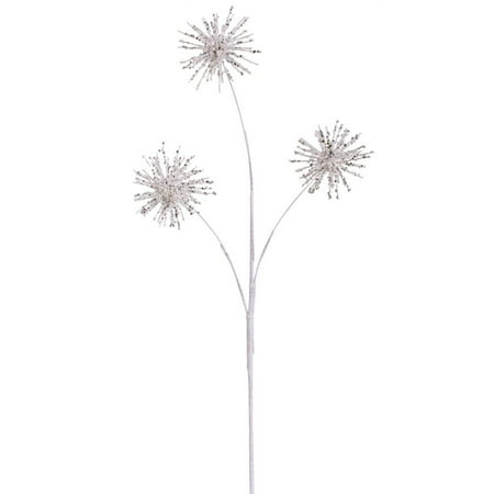 Vickerman 29455 - 25" White Christmas Blossom Spray (P126301)