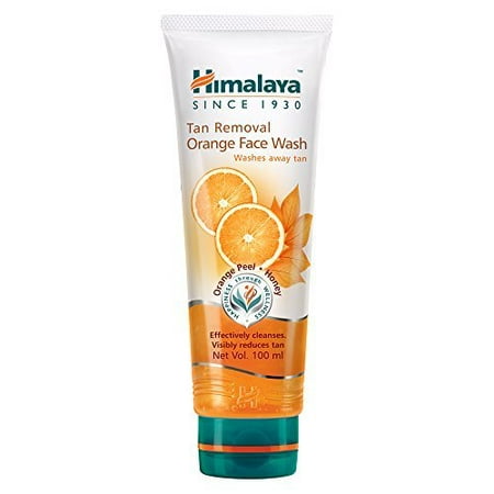 Himalaya Tan Removal Orange Face Wash, 100ml (Best Way To Remove Tan From Face)