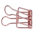 thumbnail image 3 of Paper Binder Clips, Gift Binder Clips Hollow Tail Clips 19mm 80pcs  For Office, 3 of 8