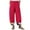 Red, variant on Ecqkame Women's Pants Casual Trouser Clearance Fashion Women Summer Casual Loose Cotton And Linen Pocket Printing Trousers Pants Black XXXXXL