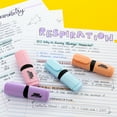 thumbnail image 4 of BAZIC Mini Pastel Highlighters w/ Pocket Clip, Chisel Tip, 4 Count Unscented, Assorted, 4-Pack, 4 of 7