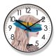thumbnail image 1 of Reloj de pared Dreamy Girl de plástico decorativo silencioso de 30 cm, 1 of 1