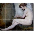 thumbnail image 1 of Ceramic Tile Mural-Jules Lefebvre Nudes Backsplash Tile Mural 28. 48" w x 40" h using (30) 8 x 8 ceramic tiles, 1 of 3