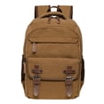 thumbnail image 1 of Mochila de lona vintage KAUKKO - Mochila para exteriores duradera, multifuncional y de gran capacidad KS28, 24.3L（MARRÓN）, 1 of 4