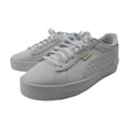 thumbnail image 1 of PU & MA Jada Dboss Athletic Sneakers Women Size 8.5 White Logo Lace Up 391738-01, 1 of 6