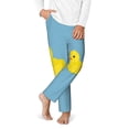 thumbnail image 2 of Hirioo Cute Ducky for Teenagers' Pajama Pants Womens Lounge Pants with Pockets Pj Bottoms Pants for Men-Small, 2 of 6