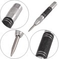 thumbnail image 3 of QUETO Automatic Center Punch Black Steel Spring Loaded Center Hole Punch Metal Punch Center Punch Metal Hand Tool For Metal Or Wood With 2 Replacement Tips, 3 of 5