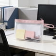 thumbnail image 6 of A4 Waterproof Zipper File Folder with Handle – Frosted Clear TPU Document Pouch for Office, School Papers, Travel and Home Storage, 6 of 6