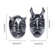 thumbnail image 2 of Guardurnaity Pendientes Punk góticos de 2 uds., tachuelas de estilo Black Rock Halloween, joyería de moda, suministros para fiestas, regalos Ropa, zapatos y accesorios Miscelánea, 2 of 6