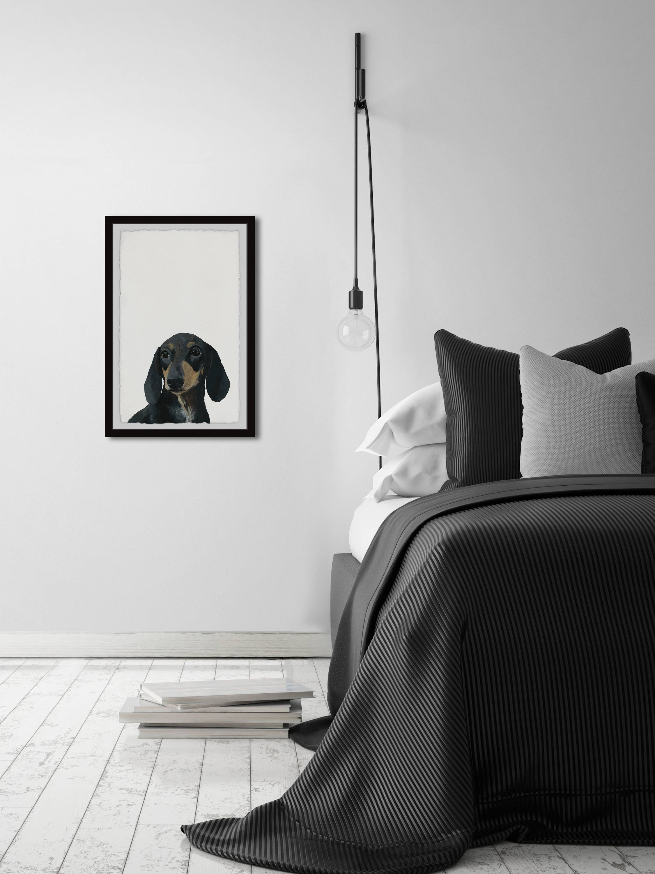 Marmont Hill "Attractively Plain" Framed Painting Art Print, 30.00" x 1.50"