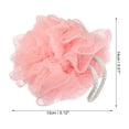 thumbnail image 3 of Unique Bargains 1 Pc Bath Shower Loofah Sponges Body Puffs for Bathroom 5.12"x5.51" Pink, 3 of 6